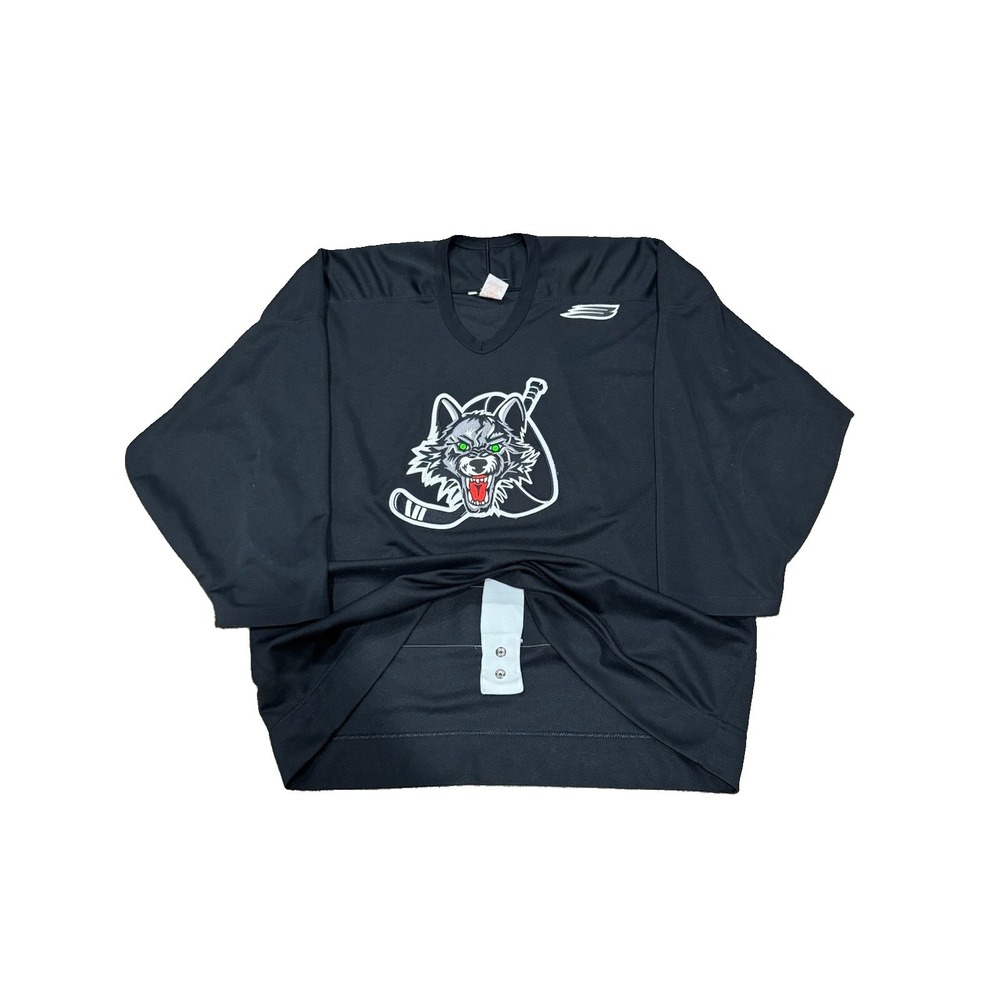 Chicago Wolves AHL Hockey Bauer Jersey Practice Jersey Game Worn IHL Size 56